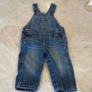 OshKosh B'gosh Dark Blue Denim Kids Overalls
